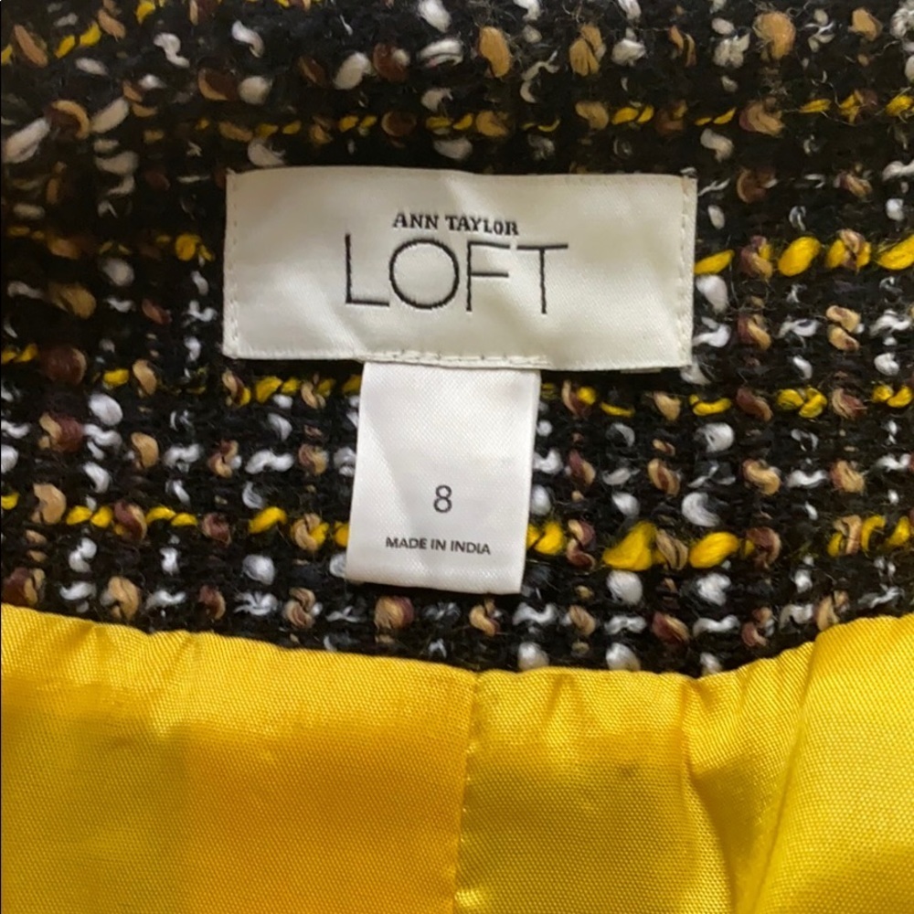 Loft Tweed Blazer Gold Citrine Buttons - Picture 4 of 5